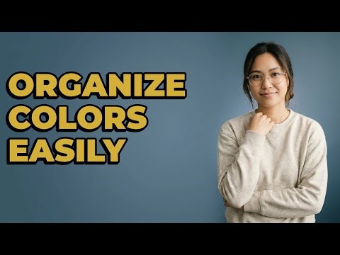 How Do I Organize Custom Colors In Illustrator?