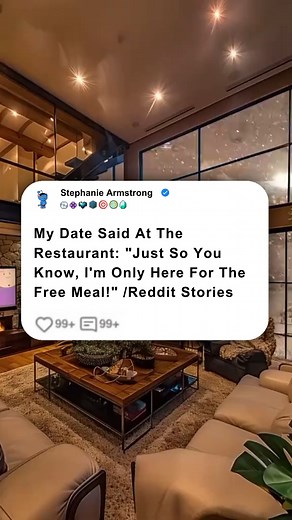 18K views · 468 reactions | My Date Said At The Restaurant Just So You Know, I'm Only Here For The Free Meal! Reddit Stories #reddit #redditstories #family #cheater | Stephanie Armstrong | Facebook