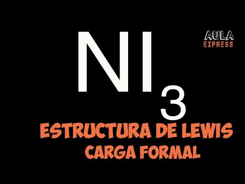 Lewis structure of nitrogen triiodide NI3 | Formal charges