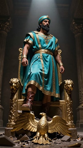 Roman emperor used as human footstool... wild stuff #history #rome #ancient