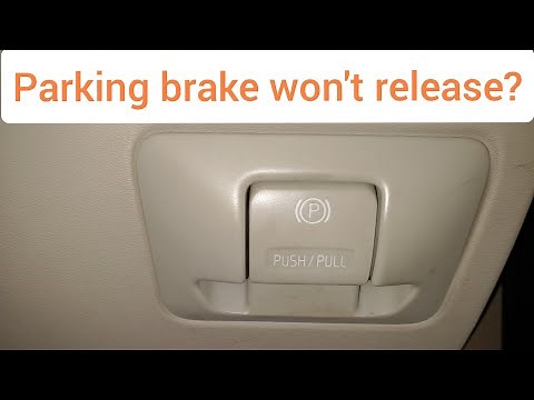 Trick on How To Manually Release Electric Parking Hand E Brake Caliper / Rewind Compress Hack