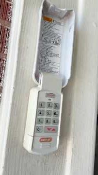 Reprogram a genie garage keypad with no code