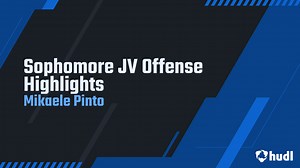 Sophomore JV Offense Highlights
