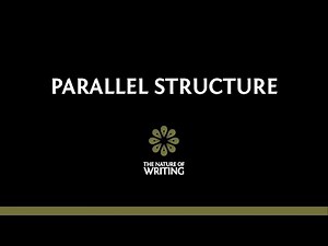 Parallel Structure