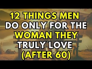 12 Things Men Do Only For The Woman They Love (After 60)