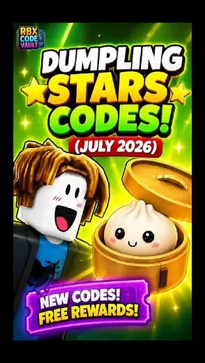 🔥 Dumpling Stars Codes (July 2026) | All Working Codes #roblox #codes