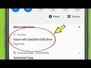 Fix Issue with SanDisk USB drive | Tap to fix in Samsung Mobile A13