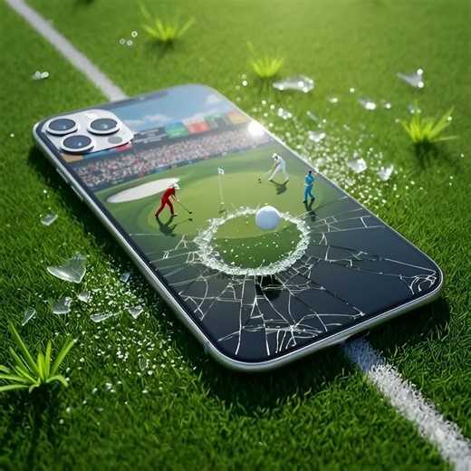 Funny Golf in a Broken iPhone – 3D Mini Course ⛳✨ #nextpixel