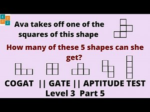 PRACTICE TEST LEVEL 3 PART 5 || COGAT || GATE || JOB APTITUDE TEST