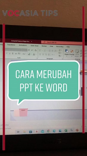 Cara merubah PPT ke WORD biar kamu ga ngetik lagi nih, yuk simak videonya 🤠 #berbagitips #tugaskuliah #antigaptek #samasamabelajar #Kelastekno #lifehacks #serunyabelajar #fyp #fypage #foryoupage #mahasiswa #kuliah