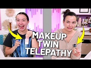 Twin Telepathy Makeup Challenge! Can We Pick the Same Products?