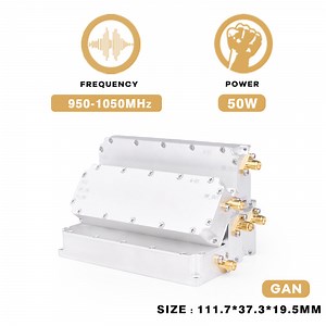 [Hot Item] Drone Interceptor Signal Jammer Module Power Amplifier GaN Uav GPS Blocker for 950-1050MHz 50W