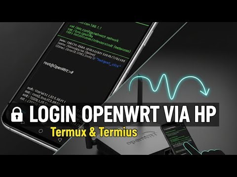 Tutorial Akses Terminal OpenWRT di Android | Termux & Termius