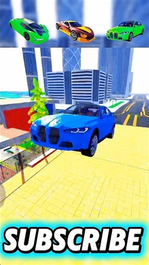 BMW M3 CAR 🚘 JUMP 😱CHALLENGE | VIDEO | INDIAN BIKE DRIVING 3D GAME 🎮