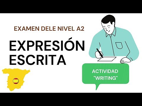 EXAMEN DELE A2 #1 TAREA DE EXPRESIÓN ESCRITA /español fácil/learn spanish/ spanish activities/