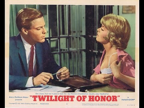 'Twilight Of Honor' (1963)..starring Richard Chamberlain, Nick Adams, and Joey Heatherton..
