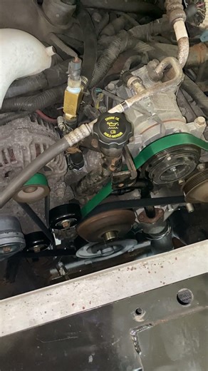 ATI Super Damper Breakin. Had To Run It Up To 2000RPM. She's Shakin & Bakin Now! #mechanic #chevy