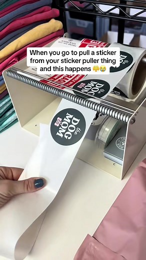 Exciting Packing Process with Sticker Machine Sounds