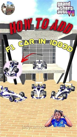 How to add formula 1 car in indian bike 3d # New update in IDB3D..