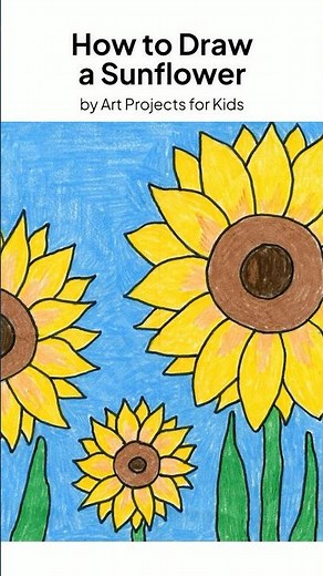 How to Draw a Sunflower