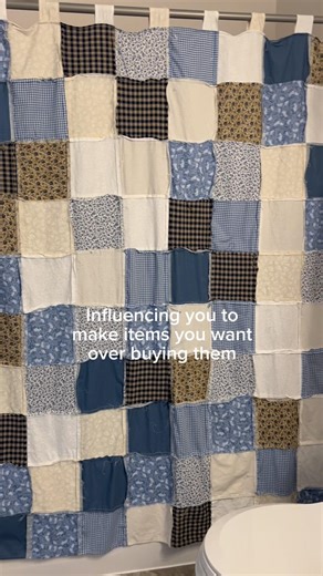 Making your own shower curtain is underrated ☺️❤️🧵