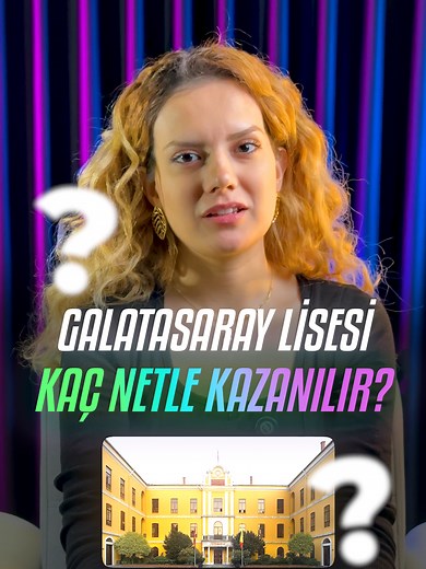 Galatasaray Lisesi için Gerekli Puan ve Netler