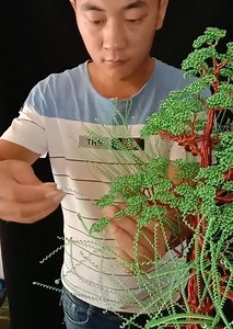 Trees made of steel thread | Art-Creation