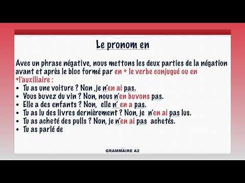 Les pronoms en et y en français
