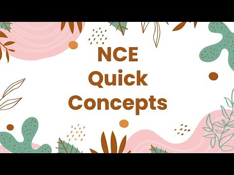 30 Must-Know NCE Concepts in 5 Minutes | National Counselor Exam Quick Study Review