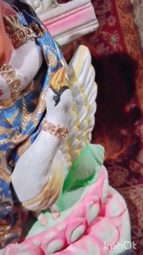 🐚🪿🌿"নিজের হাতে বীণাপানিকে সাজিয়ে দিলাম" 🎉🪶sorosowti puja 2026 🪷🦢#foryou #youtubeshorts #caft