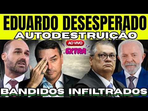 EXTRA! Criminoso infiltrado! Dino pede vista! Eduardo mira em Lula e acerta Flávio Bolsonaro: racha!