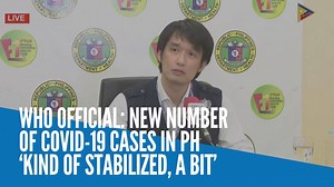 The number of new COVID-19 cases in the Philippines has “kind of stabilized, a bit” over two months into strict quarantine restrictions, the World Health Organization (WHO) said Tuesday as the country recorded the highest single-day increase in new infections in over a month. Video by PTV | INQUIRER.net