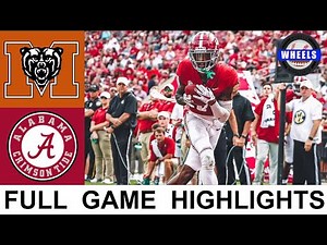 #1 Alabama vs Mercer Highlights | College Football Week 2 | 2021 College Football Highlights