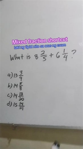 addition of Mixed fractions shorttricks#mathtricks #mathshortcut #mixedfractions #fractions