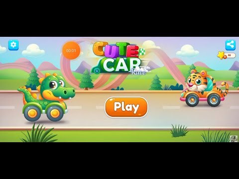 Cute Animal Car Racing Game - Gameplay walkthrough 1