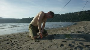 Orange Screw Ultimate Ground Anchors: Heavy Duty Screw-in Tent Stakes for High Wind, Sand, Canopies, and Camping - Made in USA, 100% Recycled, Included T-Grip Tool - (Large, 2 Pack)