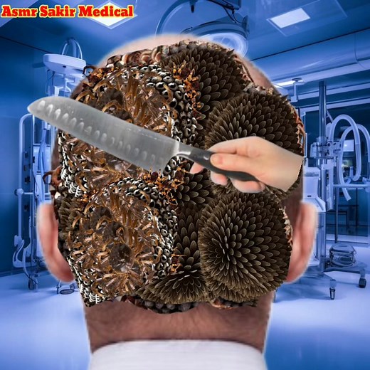 How to Boy surgery back side head ASMR Surgery relaxing sound toy woodworking 💫🌠🎧😴 #asmr Part 3 | Asmr Sakir Medical