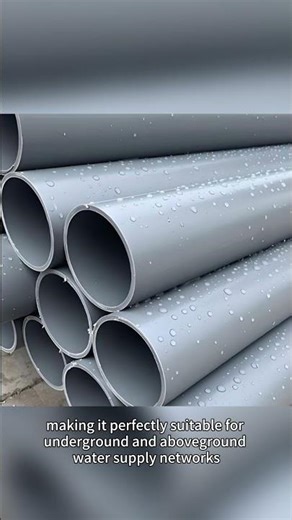 The PVC-U water supply pipe has excellent stability.