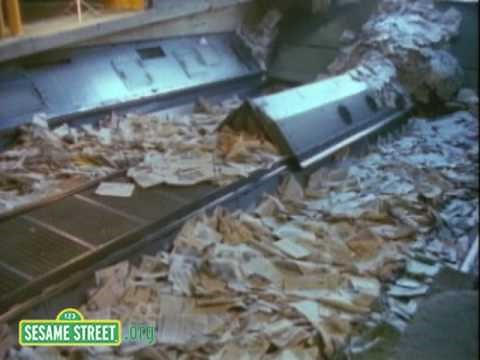 Sesame Street: Recycling Newspaper
