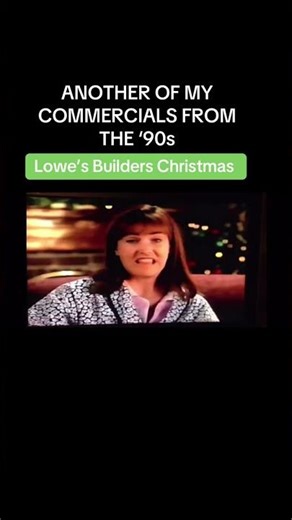 LOWES HOME INPROVEMENT CHRISTMAS COMMERCIAL 1992 THATS me as the DAD!