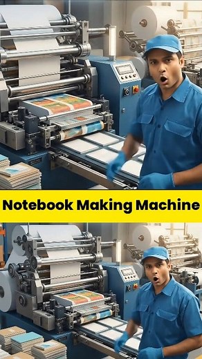 148K views · 505 reactions | Notbook Making Machine #notebook #machine #viralreels #reelsvideo #trending | Gadget Sine | Facebook