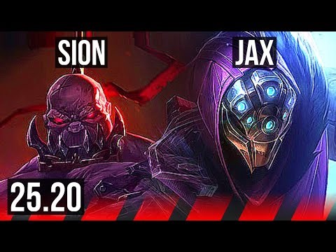 SION vs JAX (TOP) | EUW Challenger | 25.20