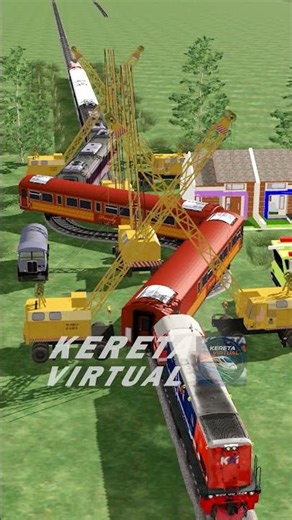 MELEWATI RINTANGAN #keretaapi #kereta #train #railway #india #automobile #shorts #fyp #viral #lucu
