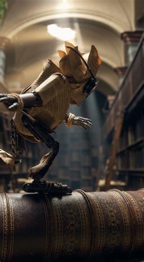 The paper robot knew before anyone else. #sora2 #baby #cctv #ai #robots #shorts #viralwildlifevideo