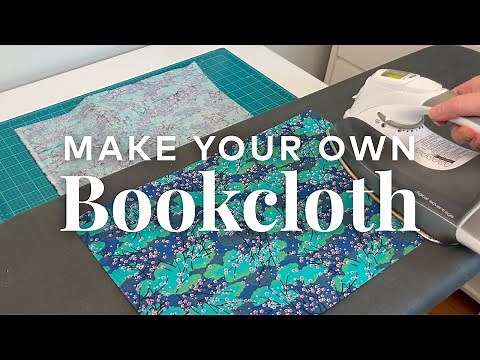How to Make Bookcloth at Home | Easy DIY Using Japanese Fabrics