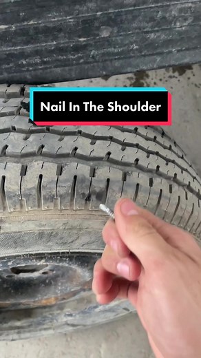 “I’ve plugged my shoulder and driven 50k on it” 🫠 #tireguy #tiredoctor #tires #professional #notdangerous #tireplug #tirepatch #thetiredoctor