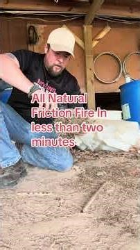 Friction Fire / Hand Drill