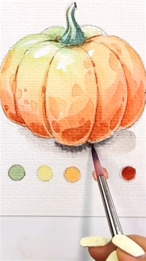 "Easy Pumpkin Drawing Tutorial ✏️🎃 | Simple Halloween Pumpkin Art"#youtubeshorts#shortvideo#