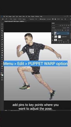 Photoshop Puppet Warp Tool 🔥 | Quick Tutorial for Beginners
