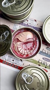 Tinned Larvae #monster #alien #tinnedfish #art #3dprinting #sculpture #xenomorph